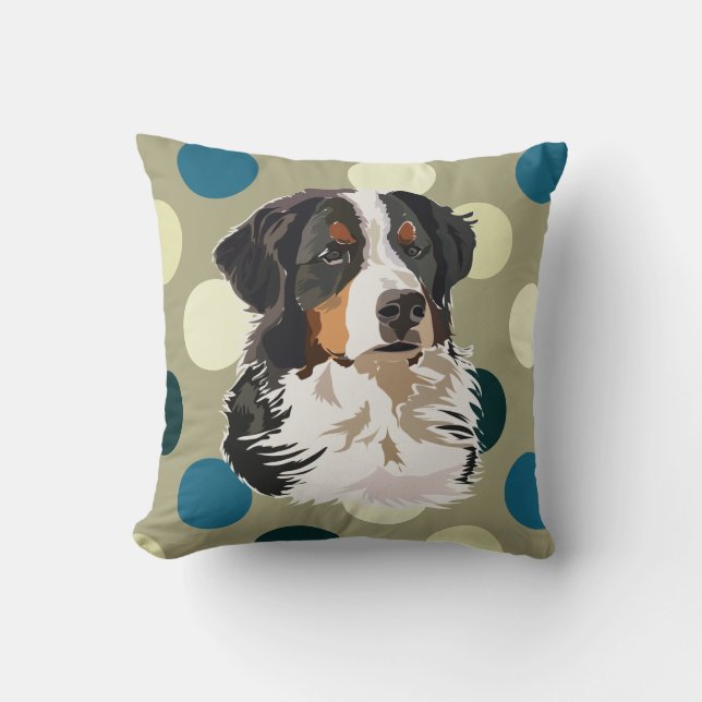Bernese Mountain Dog Cushion (Front)