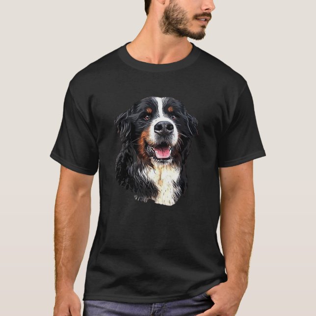 Bernese Mountain Dog Cuteness! Classic T-Shirt (Front)