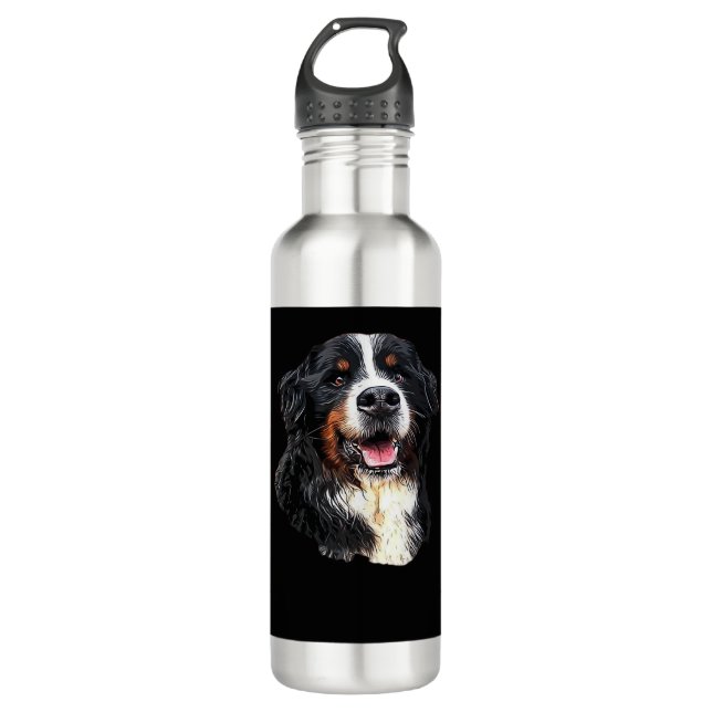 Bernese Mountain Dog Cuteness! Classic T-Shirt 710 Ml Water Bottle (Front)