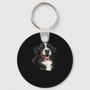 Bernese Mountain Dog Cuteness! Classic T-Shirt Key Ring