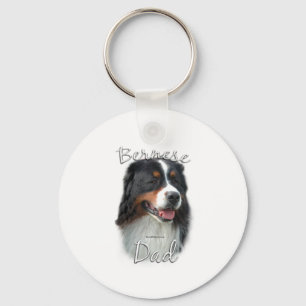 Bernese Mountain Dog Dad 2 Key Ring