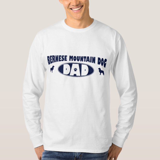 Bernese Mountain Dog Dad T-Shirt (Front)