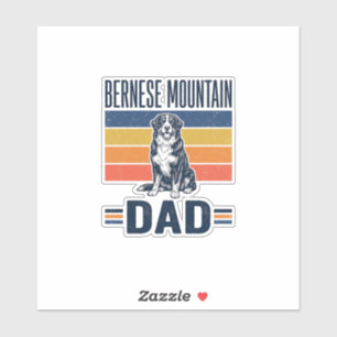 Bernese Mountain Dog Dad Vintage Vector Design_1