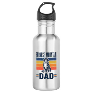 Bernese Mountain Dog Dad Vintage Vector Design_1 532 Ml Water Bottle