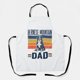 Bernese Mountain Dog Dad Vintage Vector Design_1 Apron