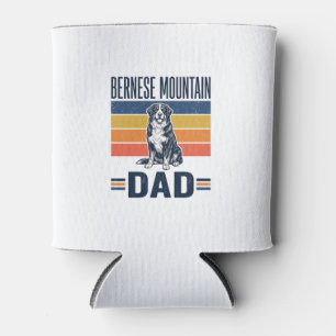 Bernese Mountain Dog Dad Vintage Vector Design_1 Can Cooler