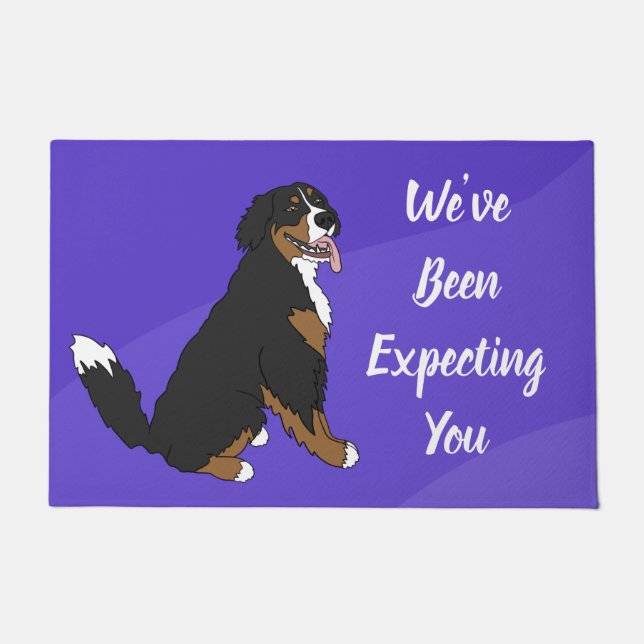Bernese Mountain Dog Doormat (Front)