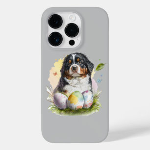 Bernese Mountain Dog Easter Egg, Bernese Easter Case-Mate iPhone 14 Pro Case