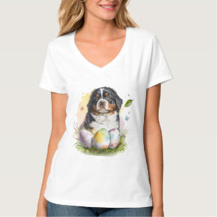 Bernese Mountain Dog Easter Egg, Bernese Easter T-Shirt
