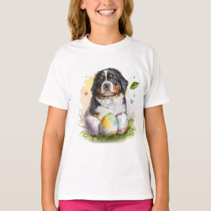 Bernese Mountain Dog Easter Egg, Bernese Easter T-Shirt