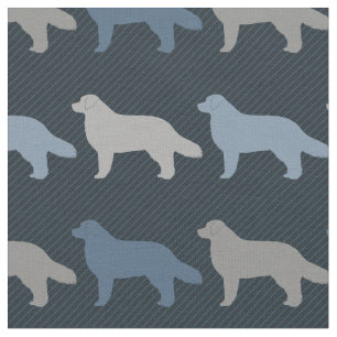 Bernese Mountain Dog Fabric