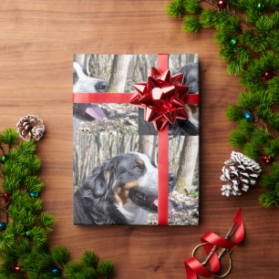 bernese mountain dog fourth wrapping paper