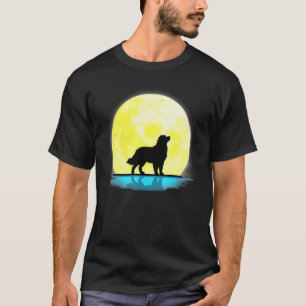 Bernese Mountain Dog Full Moon Light T-Shirt