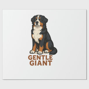 Bernese Mountain Dog Gentle Giant. Wrapping Paper