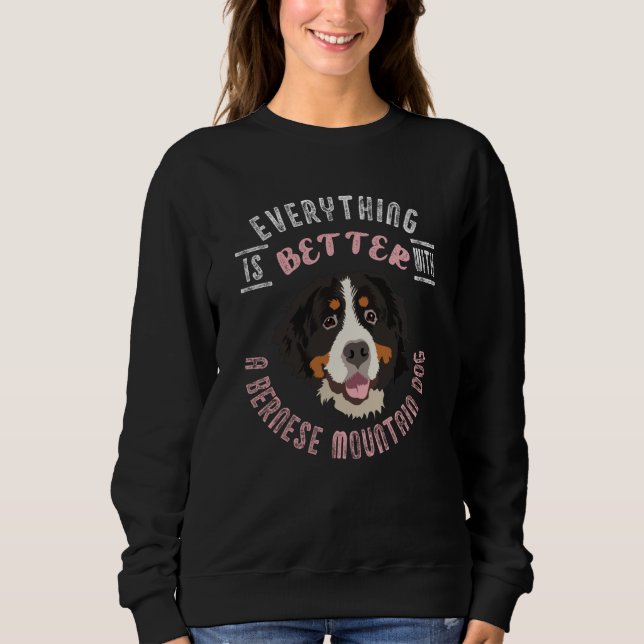 Bernese Mountain Dog Gift Sweatshirt (Front)