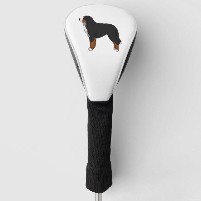 Bernese Mountain Dog  Golf Head Cover (Front)