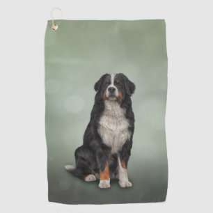 Bernese Mountain Dog Golf Towel