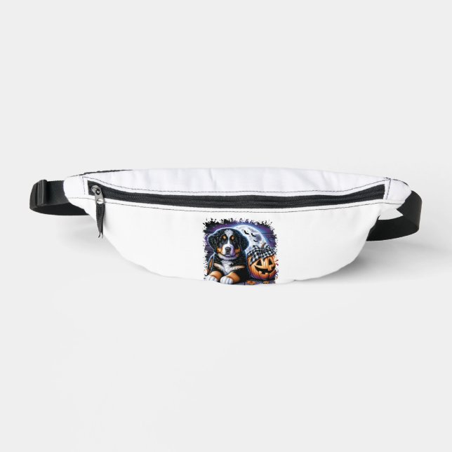 Bernese Mountain Dog Halloween Bum Bags (Front)