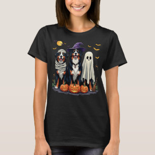 Bernese Mountain Dog Halloween Costume Mummy Witch T-Shirt
