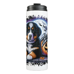 Bernese Mountain Dog Halloween Thermal Tumbler
