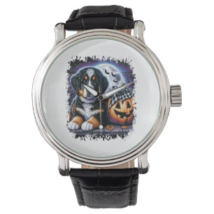Bernese Mountain Dog Halloween Watch