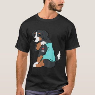 Bernese Mountain Dog I Love Dad Funny Dog  T-Shirt