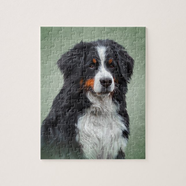 Bernese Mountain Dog Jigsaw Puzzle (Vertical)