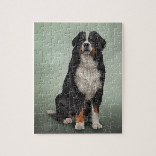 Bernese Mountain Dog Jigsaw Puzzle (Vertical)