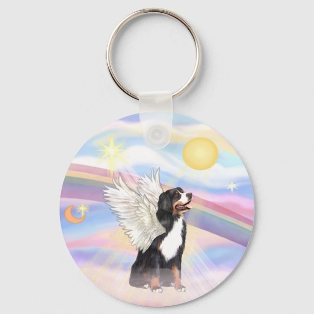Bernese Mountain Dog Key Ring (Front)