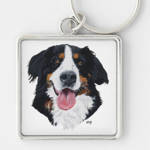 Bernese Mountain Dog Key Ring