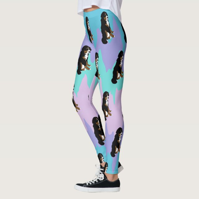 Bernese Mountain Dog  Leggings (Left)