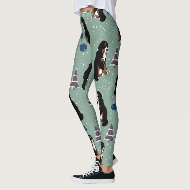 Bernese Mountain Dog Leggings (Left)