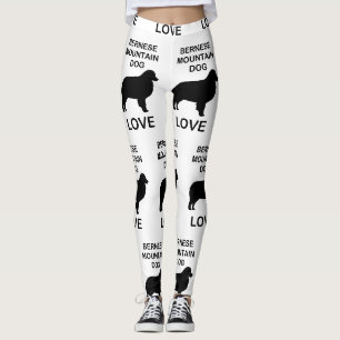 bernese mountain dog love leggings