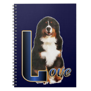 Bernese Mountain Dog Love Notebook