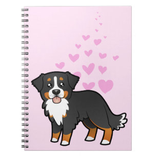 Bernese Mountain Dog Love Notebook