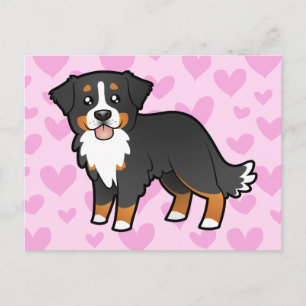Bernese Mountain Dog Love Postcard