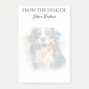 Bernese Mountain Dog Lover Monogrammed Notes