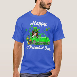 Bernese Mountain Dog Lucky Charm St Patrick's Day  T-Shirt