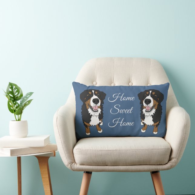 Bernese Mountain Dog  Lumbar Cushion (Chair)