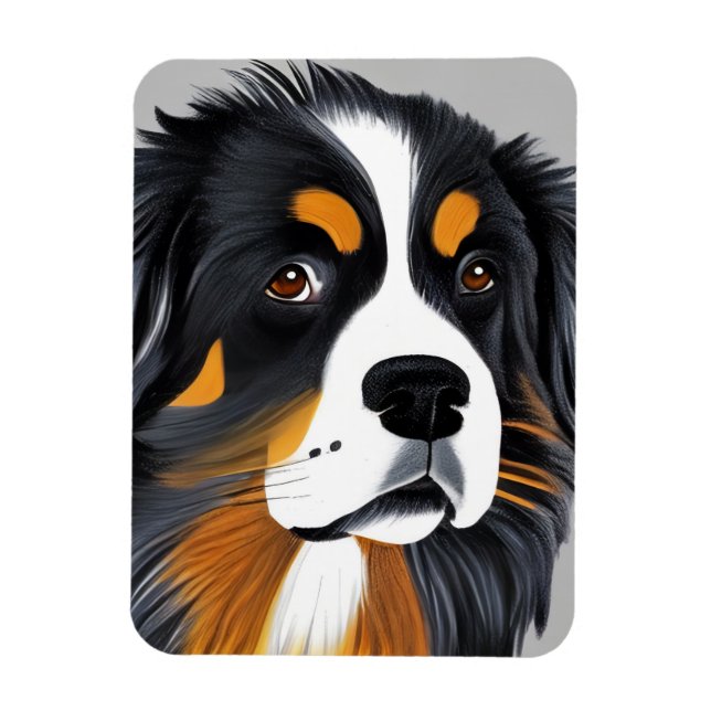 Bernese Mountain Dog Magnet (Vertical)