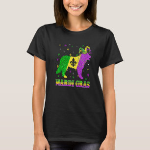 Bernese Mountain Dog Mardi Gras Carnival Jester Be T-Shirt
