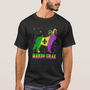 Bernese Mountain Dog Mardi Gras Carnival Jester Be T-Shirt