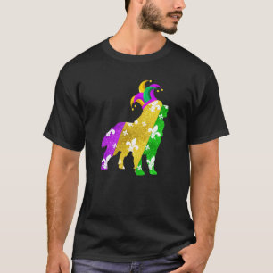 Bernese Mountain Dog Mardi Gras Carnivals Funny Pu T-Shirt