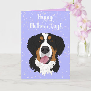 Bernese Mountain Dog Mother’s Day  Card