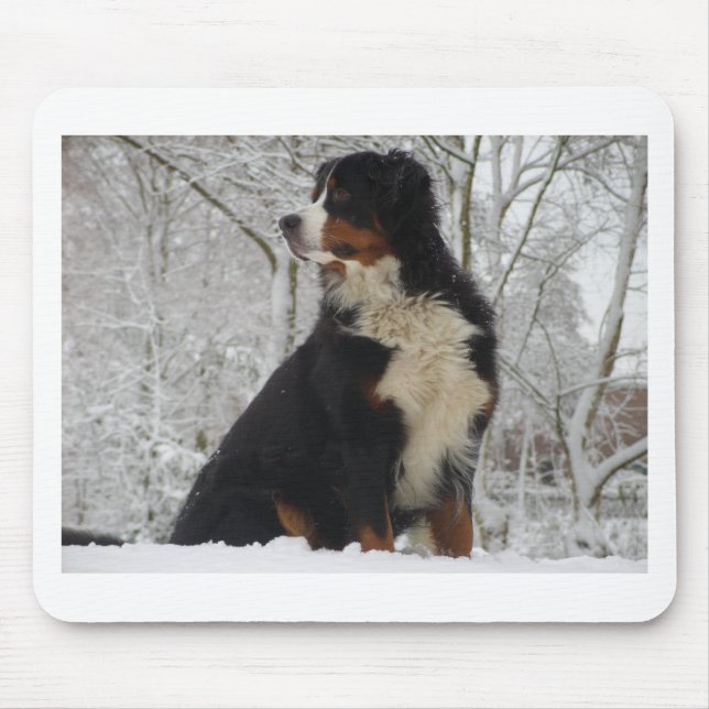 Bernese Mountain Dog Mouse Mat (Front)