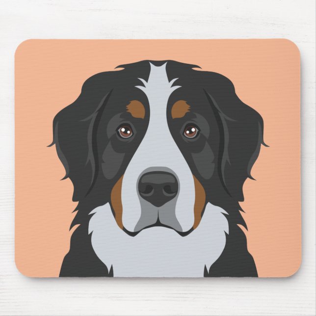 Bernese Mountain Dog Mouse Mat (Front)
