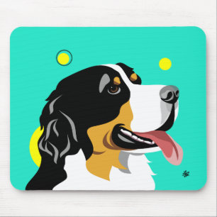 Bernese Mountain Dog Mouse Mat