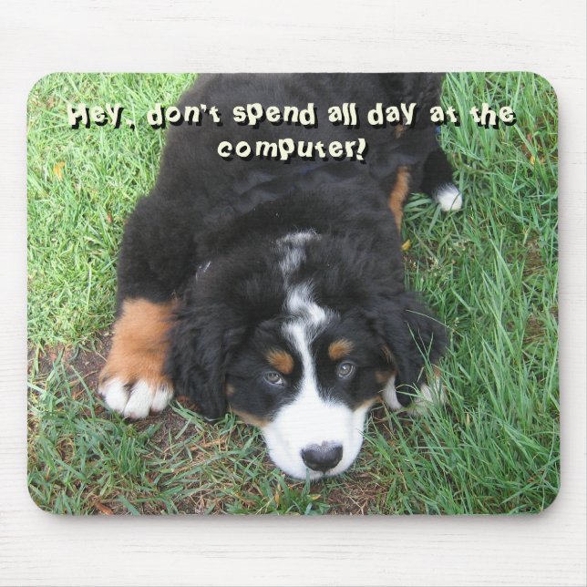 Bernese Mountain Dog Mouse Mat (Front)