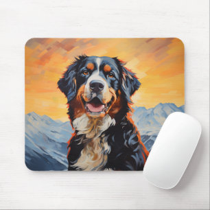 Bernese Mountain Dog Mouse Mat