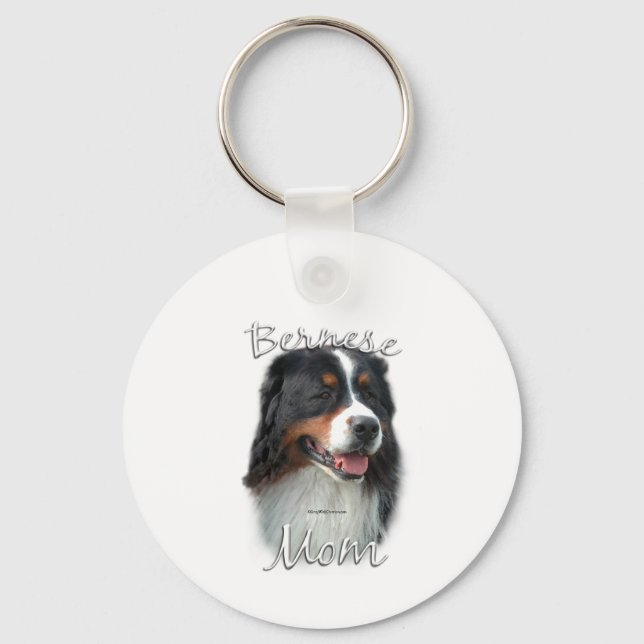 Bernese Mountain Dog Mum 2 Key Ring (Front)